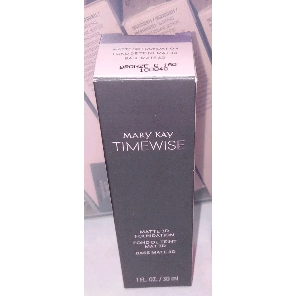 MARY KAY TIMEWISE MATTE 3D FOUNDATION Bronze C180 Combo To Oily 180‎